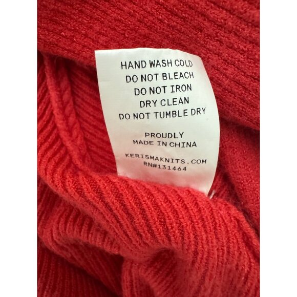 Kerisma Ryu Coral Sweater Dolman Sleeve Ultra-Soft Knit Size S/M Winter Top - Picture 8 of 13